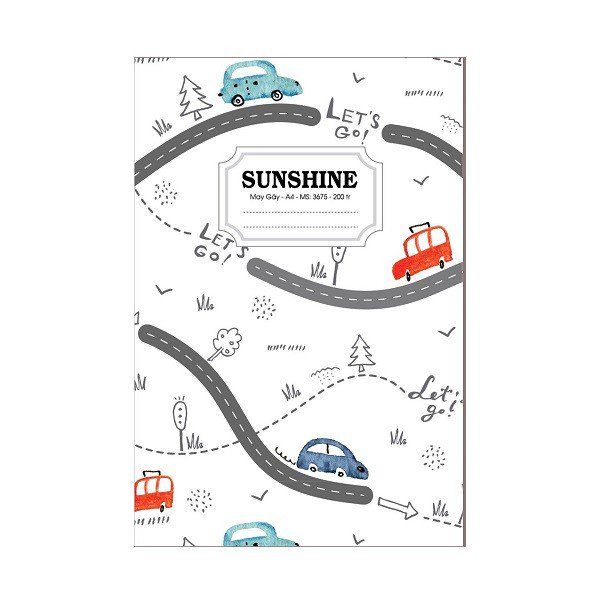 Sổ May Gáy Sunshine A4 300 Trang HT-3682 - Giao Hàng Ngẫu Nhiên