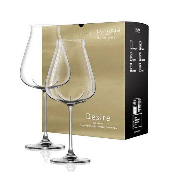 Bộ 2 Ly Pha Lê Desire Robust Red 700Ml