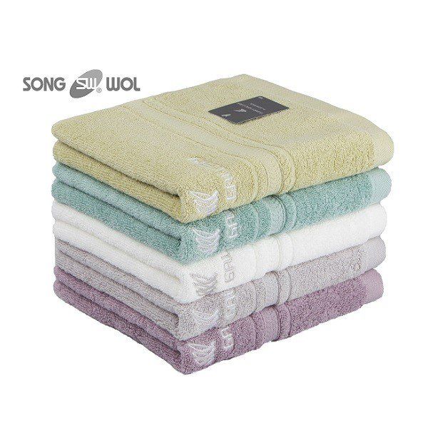 Khăn Mặt Lốc 5 Cotton/Bamboo 40x80 621gr