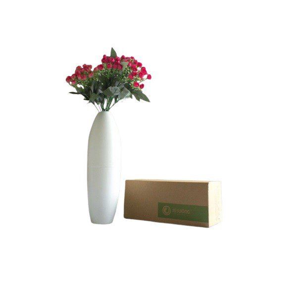 Lọ Con Tằm Trắng D15*H34 Sứ Sương