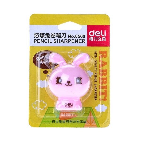 Gọt Chì Mini Deli Hình Thỏ Deli G560 - Giao Màu Ngẫu Nhiên