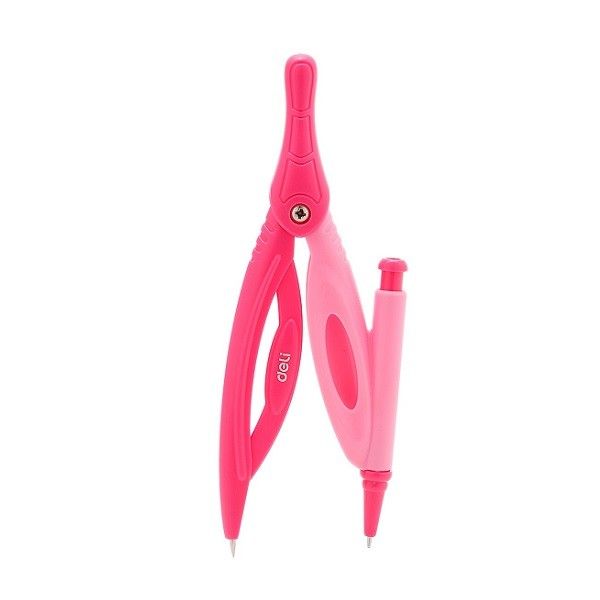 Bộ Eke Hộp Nhựa Chì Kim Deli EK30304 (Giao Màu Ngẫu Nhiên)