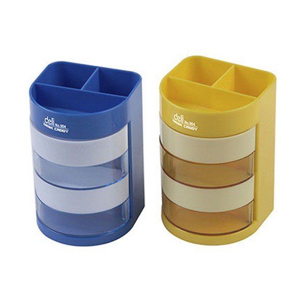 Khay Cắm Bút 4 Ngăn Xoay Deli CB904