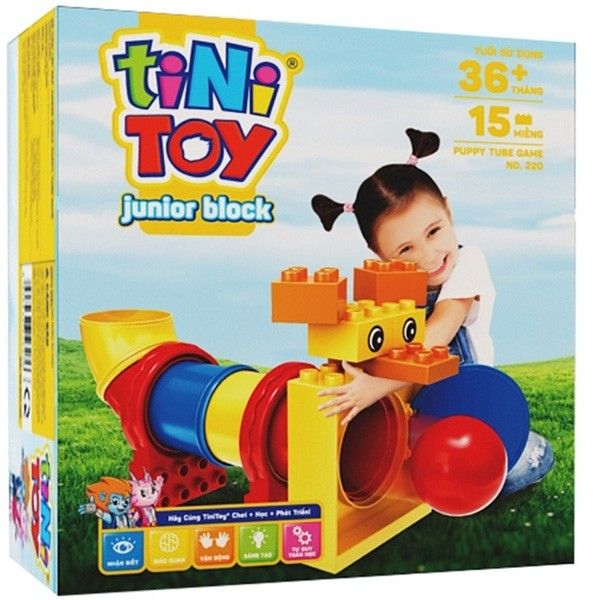 Đồ Chơi Lắp Ráp Junior Block Puppy Tubegame