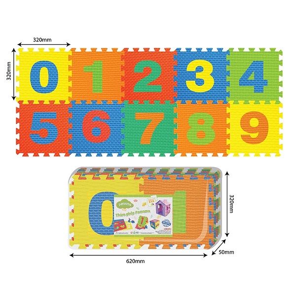 Thảm Ghép Hình Số Pamama P0301 (10 Tấm)