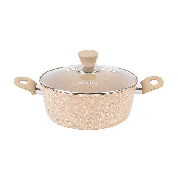 Nồi Nhôm Chống Dính Vân Đá Đáy Từ Happy Cook Charm 20cm N20-CH