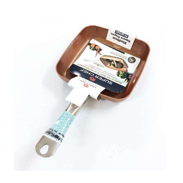 Chảo Vuông Super Chef Tráng Men Từ 20x20cm SC G2020