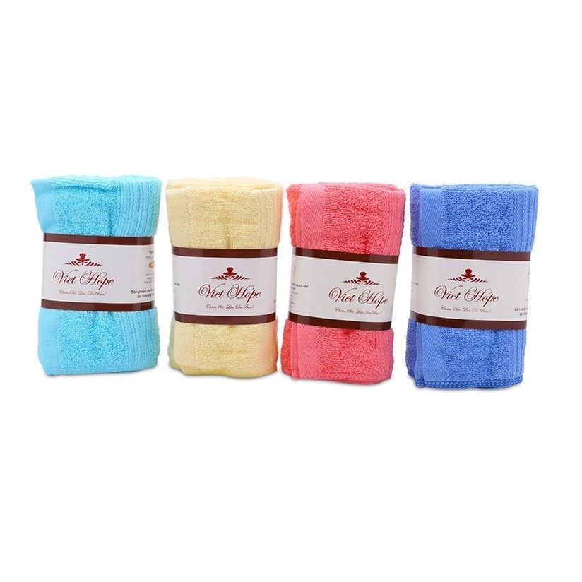 Khăn Gội Viet Hope Cotton Xuất Nhật 34 x 75cm - 85G VP30