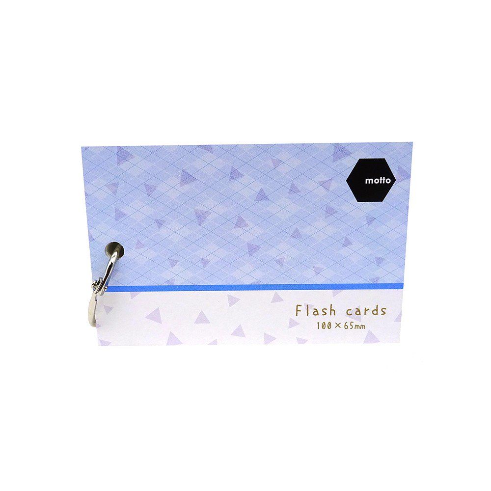 Giấy Note Motto Flash Cards 100 x 65mm CYFC100-BL