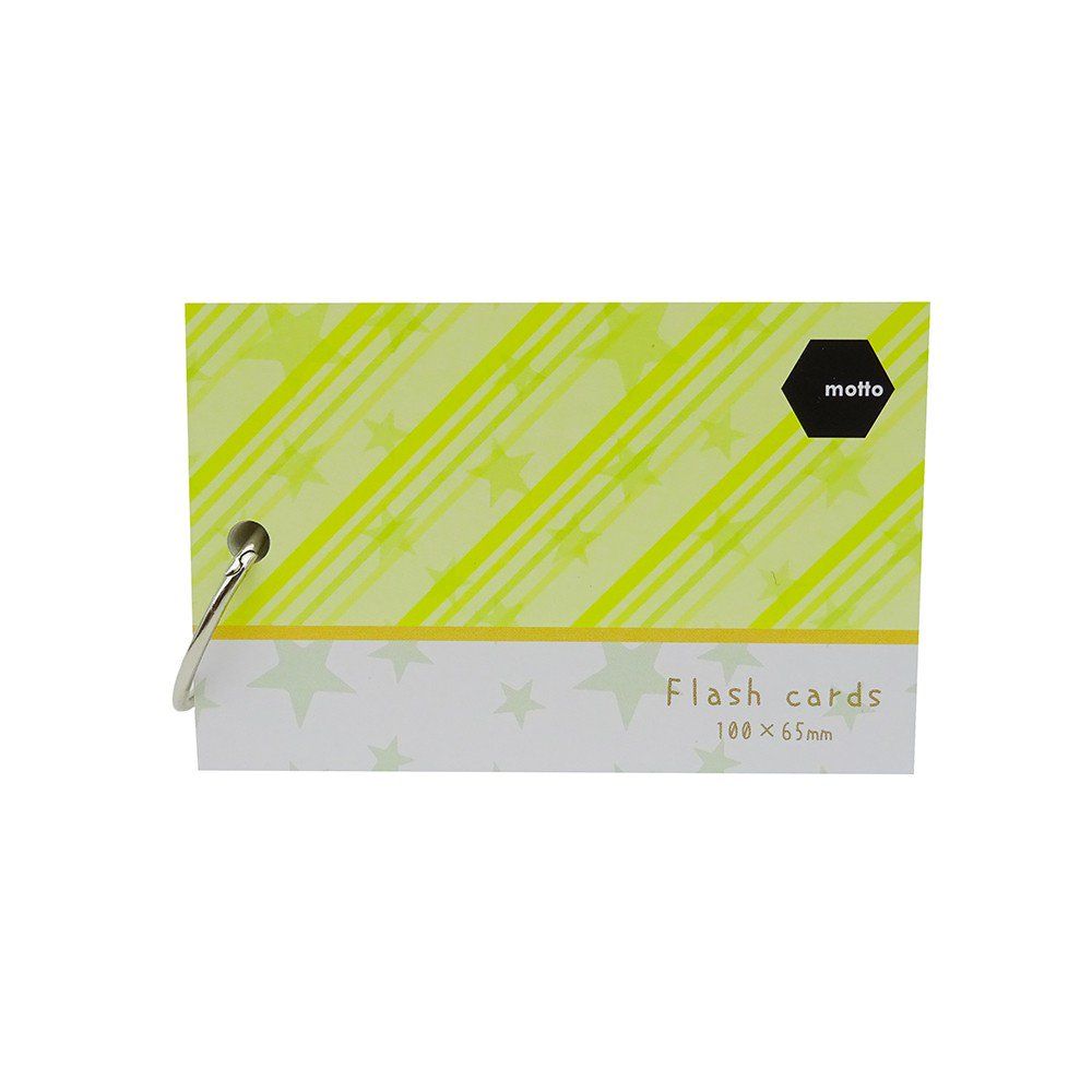 Giấy Note Motto Flash Cards 100 x 65mm CYFC100-YE