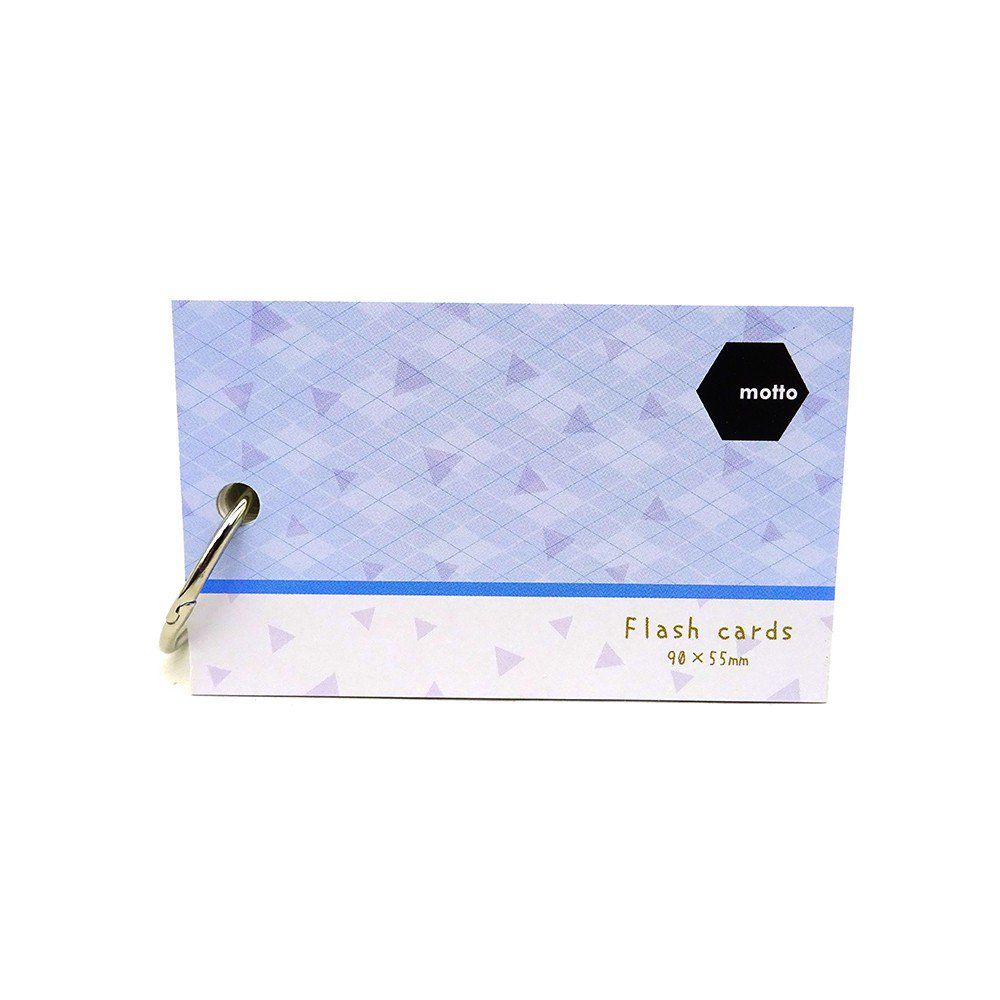Giấy Note Motto Flash Cards 90X55mm Cyfc90-Bl