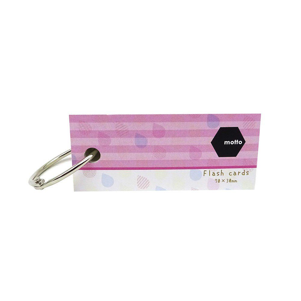 Giấy Note Motto Flash Cards 70 x 30mm CYFC70-PK