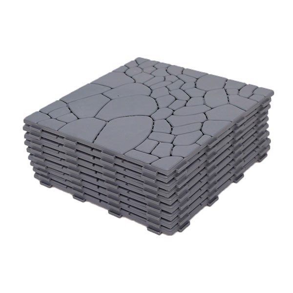 Vỉ Nhựa Lót Sàn Hoa Văn 30x30x0.14cm (Catleza)