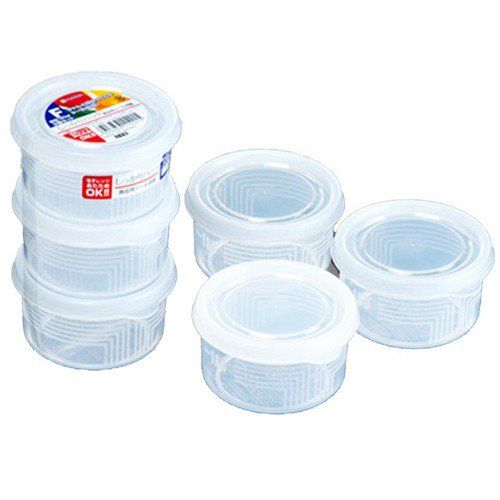 Set 3 Hộp Nhựa Tròn Konbini 180Ml