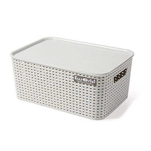 Rổ Chữ Nhật Có Nắp QD-7058 27.2x18.7x13cm