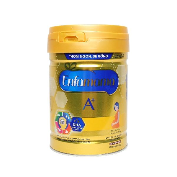Sữa Bột Enfamama A+ Hương Chocolate 360 Brain Plus 830g