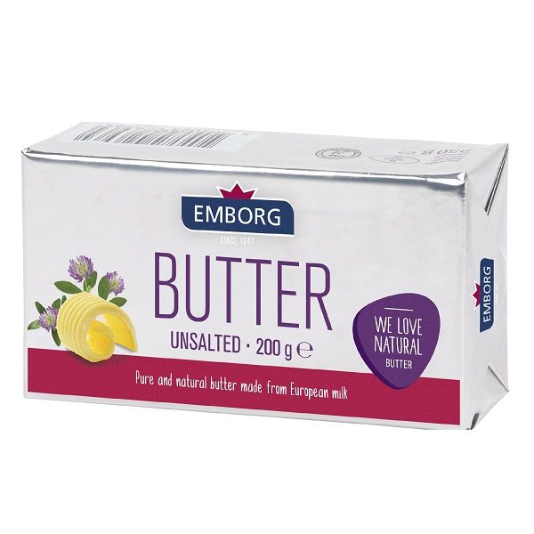 Bơ Lạt (82% Chất Béo) Hiệu Emborg 200g