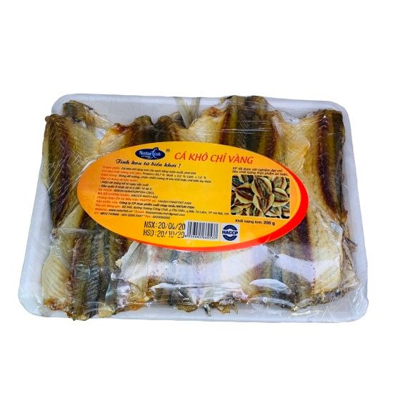 Cá Khô Chỉ Vàng Natur Fish 200g