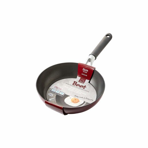 Chảo rán chống dính Lock&Lock Beet LED4243W-IH 24cm - Đỏ rượu