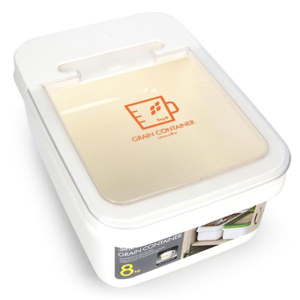 Thùng đựng gạo 8kg nhựa Lock & Lock HPL530GR/OR/W