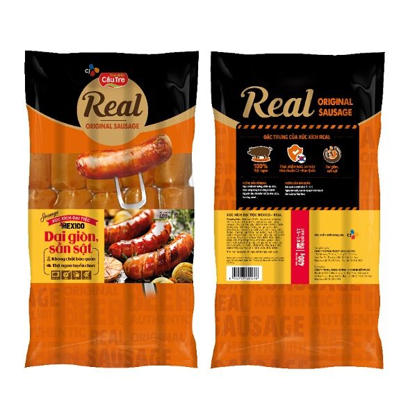 Xúc Xích Đại Tiệc Mexico Real Cầu Tre 400g