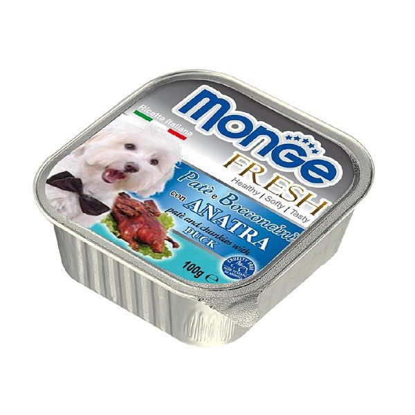 Pate Cho Chó Vị Vịt Monge 304C 100g