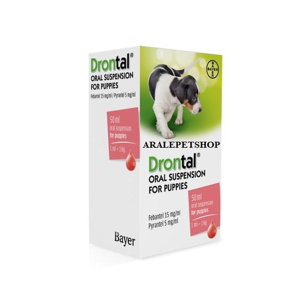 Thuốc Tẩy Giun Cho Chó Con Drontal Puppy Bayer 50ml