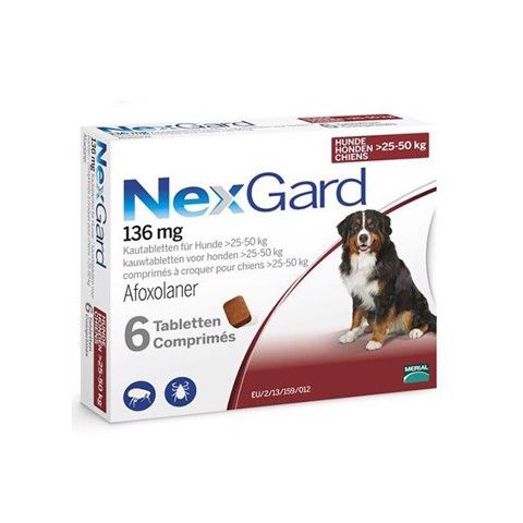 Viên Nhai Phòng Trị Ve Chó Nexgard 136mg Viên