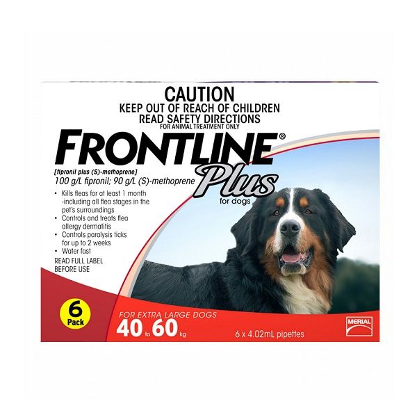 Thuốc Nhỏ Gáy Trị Ve, Rận Cho Chó Frontline Plus 4.02ml 6 Tuýp