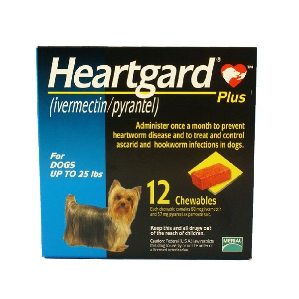 Viên Nhai Phòng Trị Giun Cho Chó Heartgard Blue 6 Viên