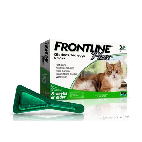 Thuốc Nhỏ Gáy Trị Ve, Rận Cho Mèo Frontline Plus Cat 0.5ml 3 Tuýp