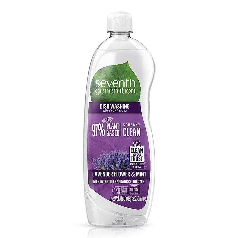 Nước Rửa Chén Seventh Generation Lavender & Mint Chai 750ml