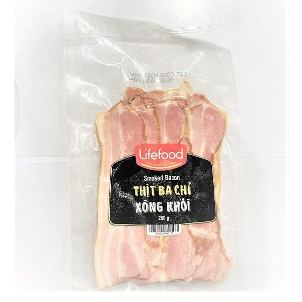 Thịt Ba Chỉ Xông Khói Lifefood 200g