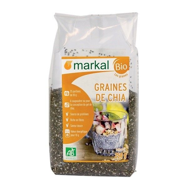 Hạt Chia Hữu Cơ Markal 250g
