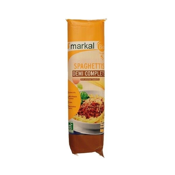 Mì Spaghetti Bán Lứt Hữu Cơ Markal 500g