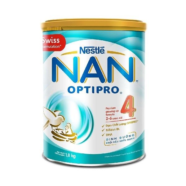 Sữa Bột Nestlé Nan Optipro 4 Dành Cho Bé Từ 2 - 6 Tuổi Lon 1.8kg