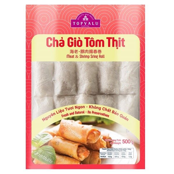 Chả Giò Tôm Thịt Aeon Topvalu 300g