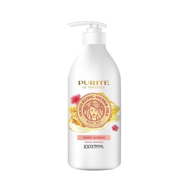 Sữa Tắm Purite Sữa Ong Chúa Và Hoa Anh Đào 850ml