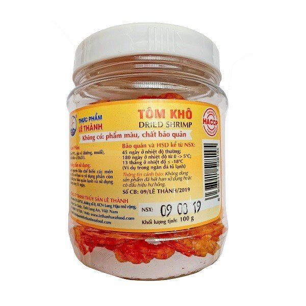 Tôm Khô Lê Thành 100g