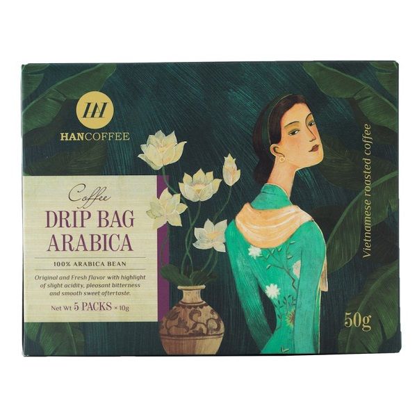 Cà Phê Túi Lọc Hancoffee Arabica 10g 5 Gói