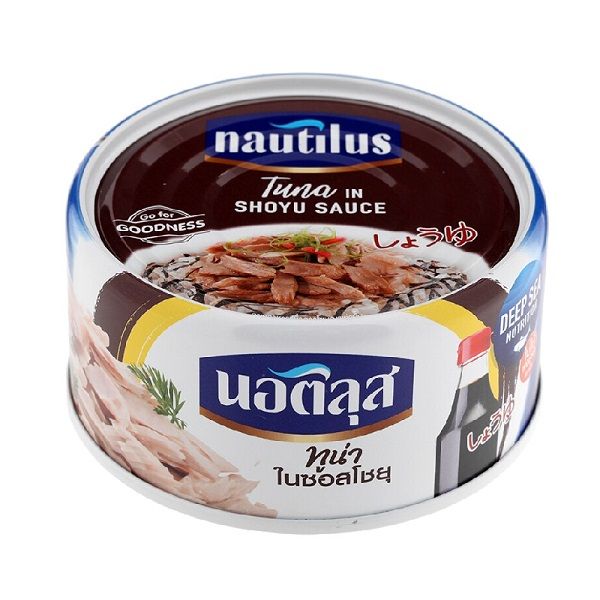 Cá Ngừ Sốt Nước Tương Nhật Nautilus 165g