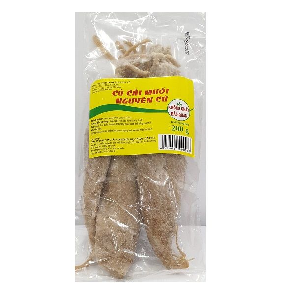Củ Cải Muối Nguyên Củ Huy Vũ 200g