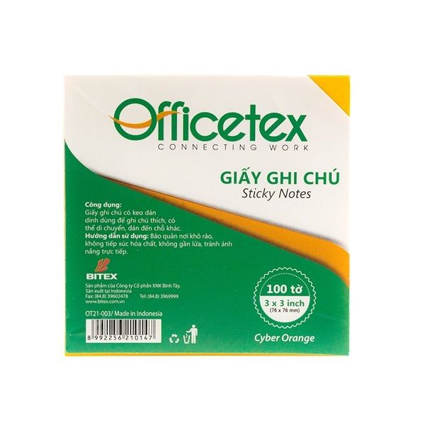 Giấy Ghi Chú Officetex 3x3 Cyber Cam