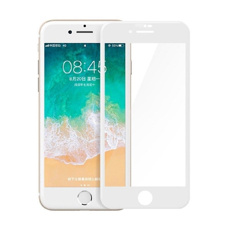 Miếng Dán Cường Lực Pisen (Full-Screen) Iphone 7 Plus + 8 Plus White