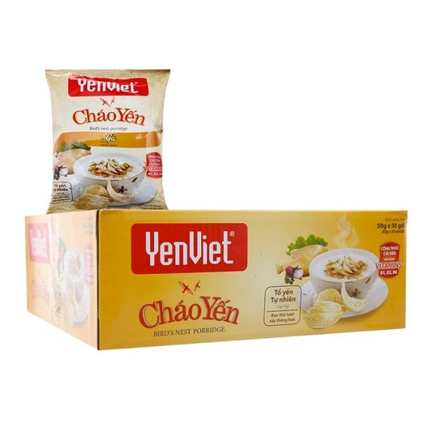 Thùng 30 Cháo Yến Gà 50g