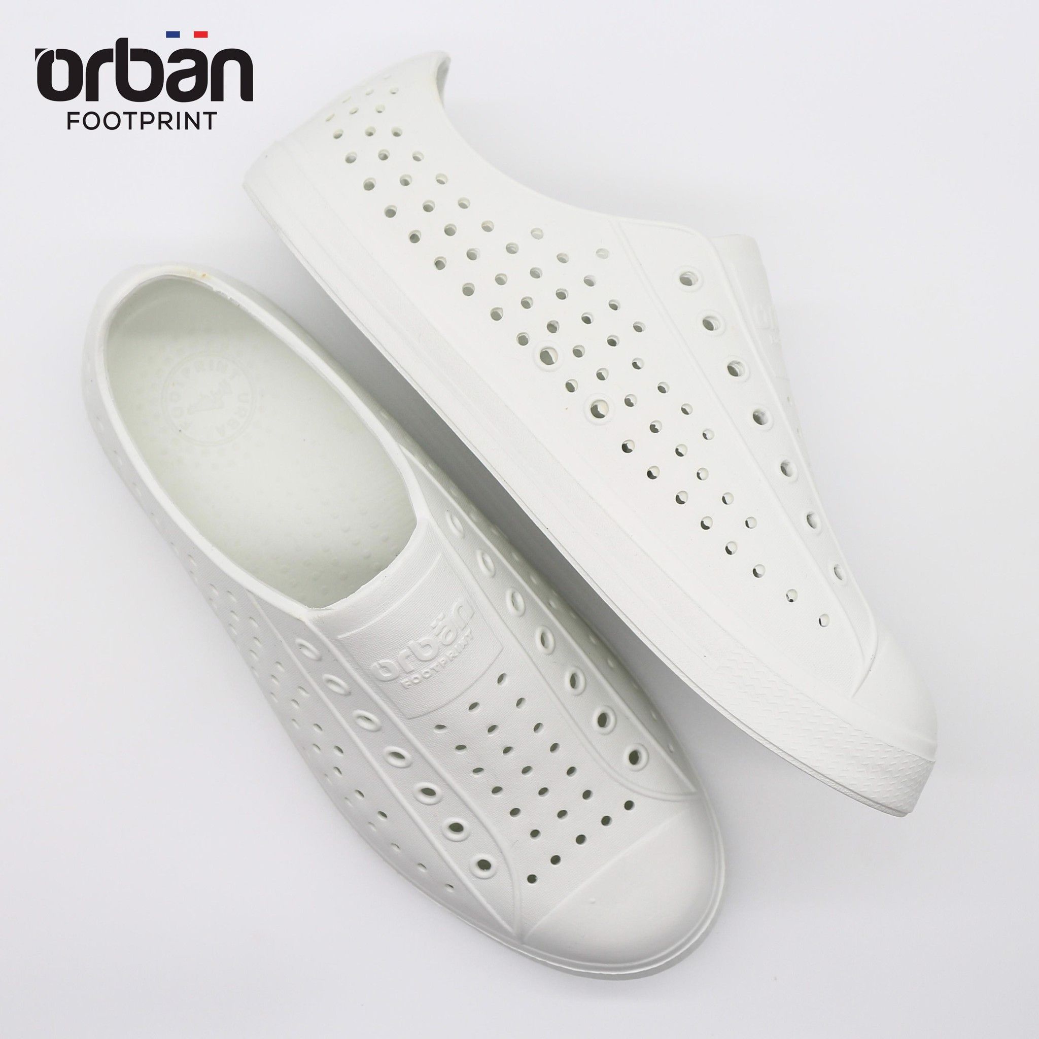 Giầy Nam PVC Đông Ấn D2001-Trắng (Size 40-44)