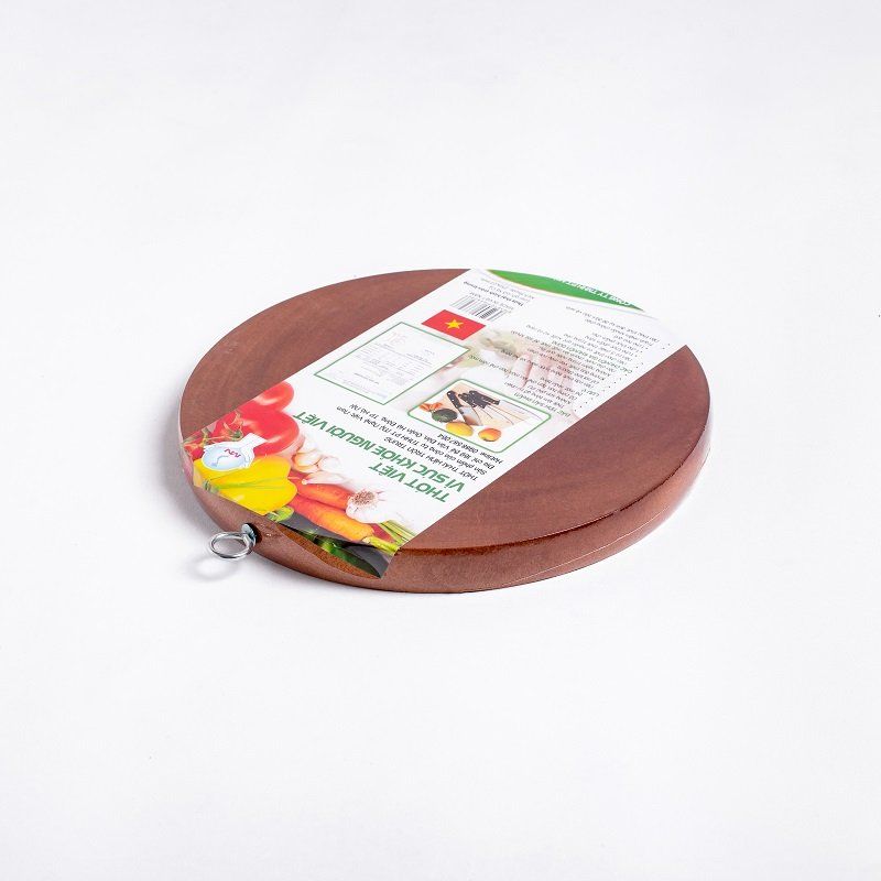 Thớt Thái Mỹ Nghệ Hình Tròn Trung 250x23mm