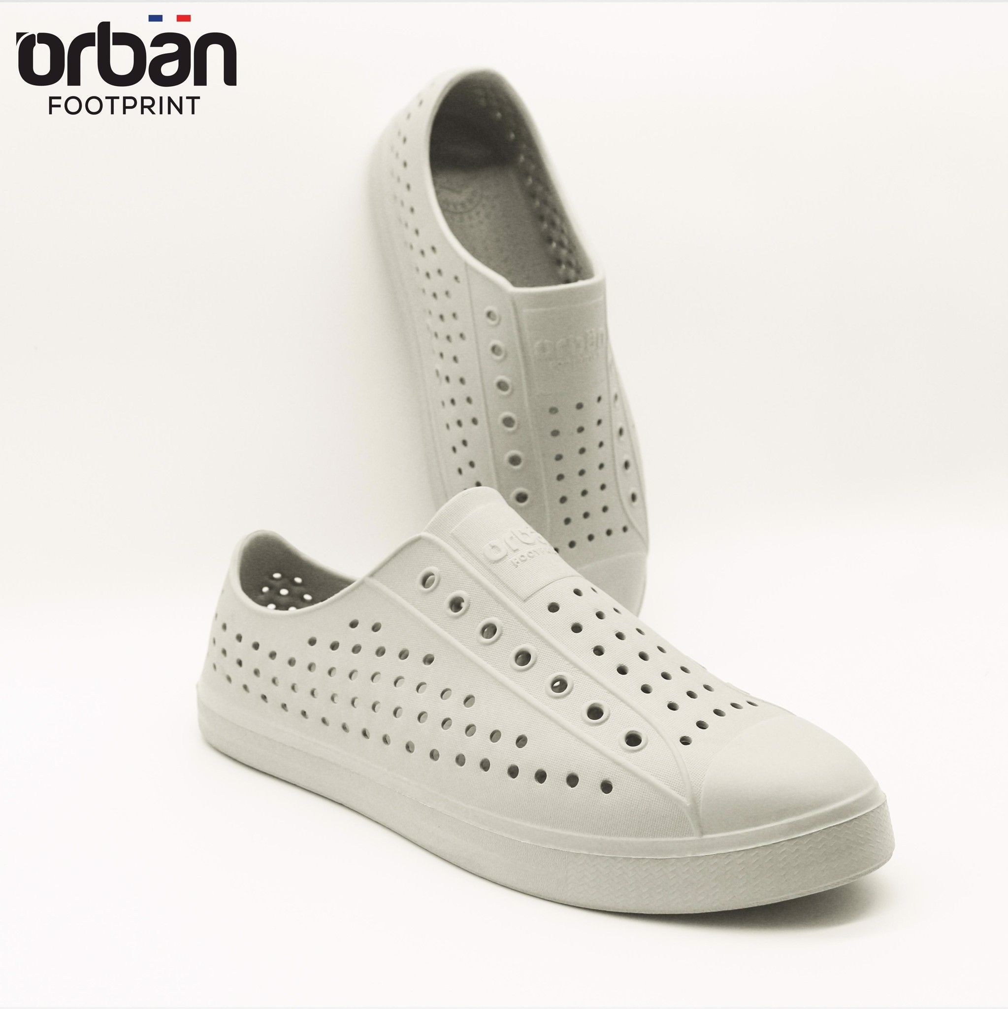 Giầy Nam PVC Đông Ấn D2001-Ghi Sáng (Size 40-44)