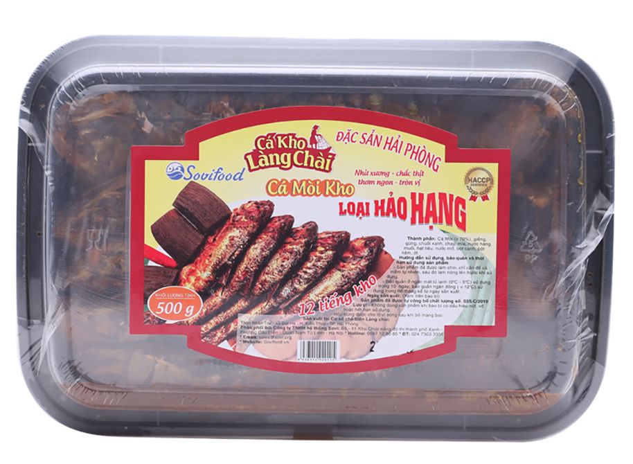 Cá Mòi Kho Làng Chài Hảo Hạng 500g