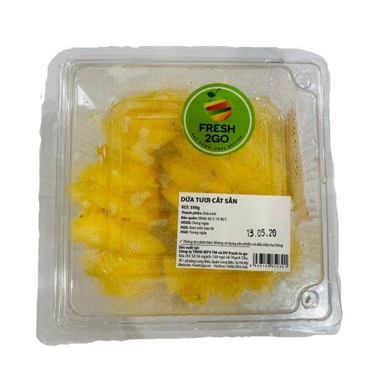 Dứa Tươi Cắt Sẵn 350g